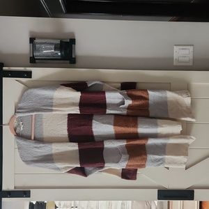 ENTRO Striped cardigan